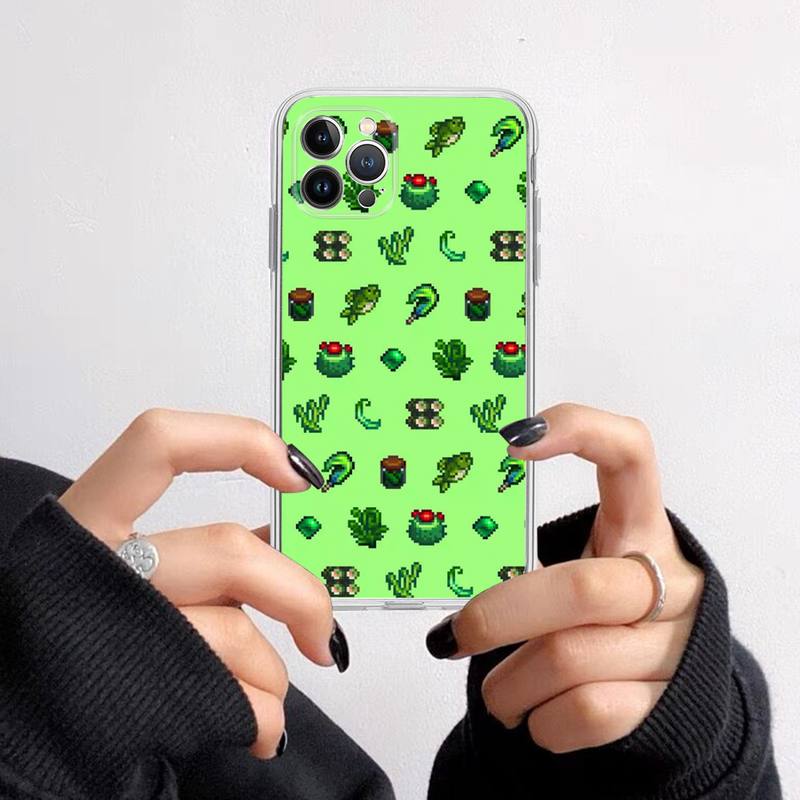 Stardew valley Phone Case For iPhone 14 13 12 11 Pro Max XS X XR SE 2020 6 7 8 Plus Mini Transparent Shell