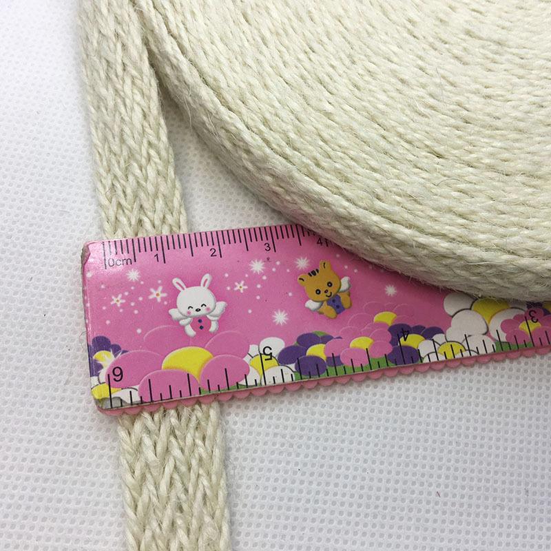 Color Flat Hemp Rope Webbing Handmade Diy Kindergarten Retro Decoration Flat Jute Strap, Textile Accessories Ten