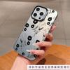 New floral IMD mobile phone case for Apple 16Pro niche iPhone15 colored silver 13/12/11 art 14