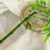 2024 New Chinese Style Green Plastic Bamboo Leaf Hair Stick For Women Girls Vintage Acrylic Chopstick Hairpin Hair Accessories