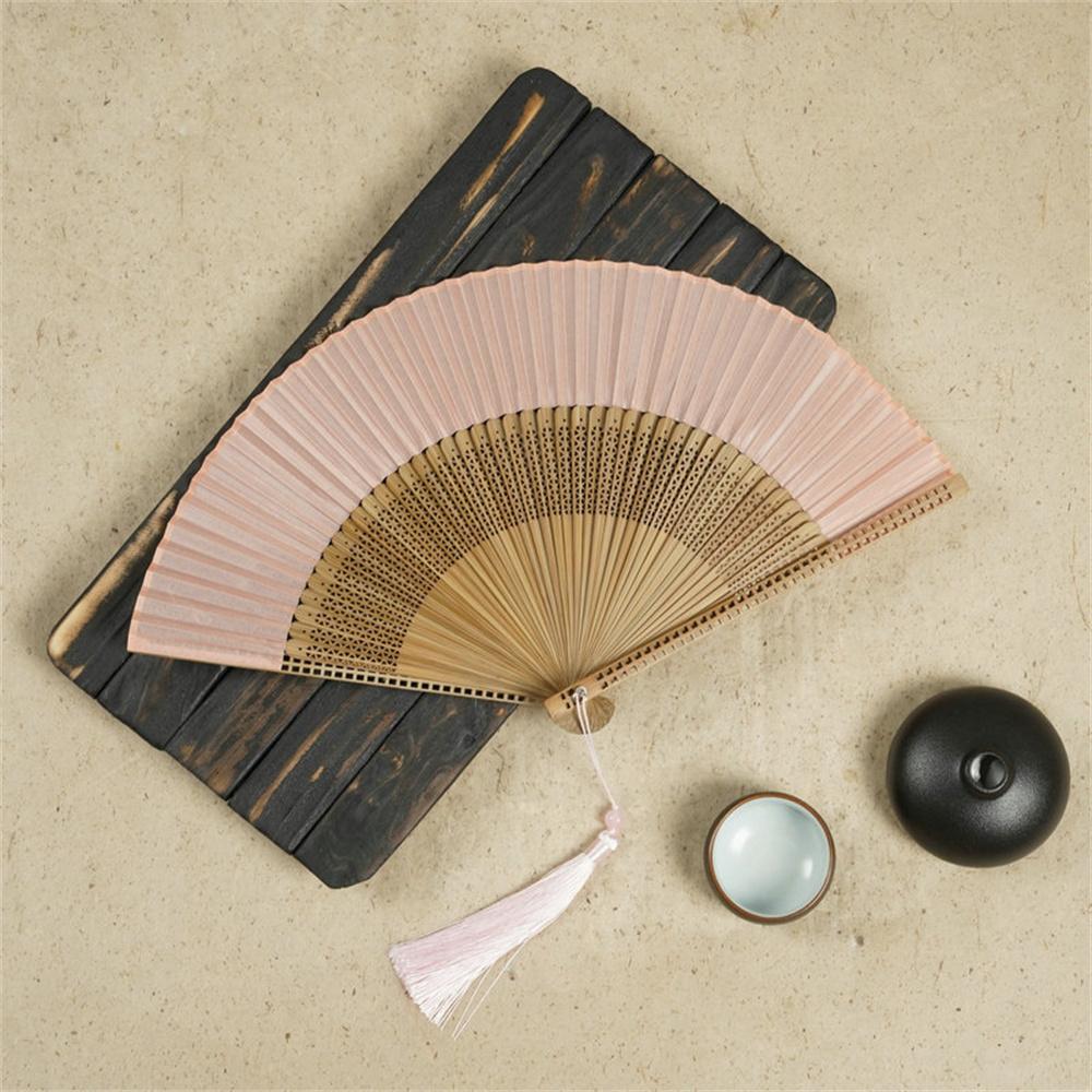 Carved Bamboo Folding Fan Wedding Party Dance Hand Fan Prop Home Decor Chinese Art Craft Wooden Vintage Hollow Antiquity Fan NEW