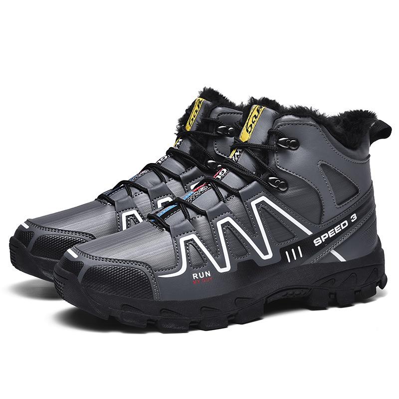 

Men s casual large size winter trendy cool warm comfortable velvet snow boots 39