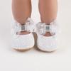 Solid Color Lace Baby Princess Shoes for 0-12 Months - Spring & Autumn Walking Shoes