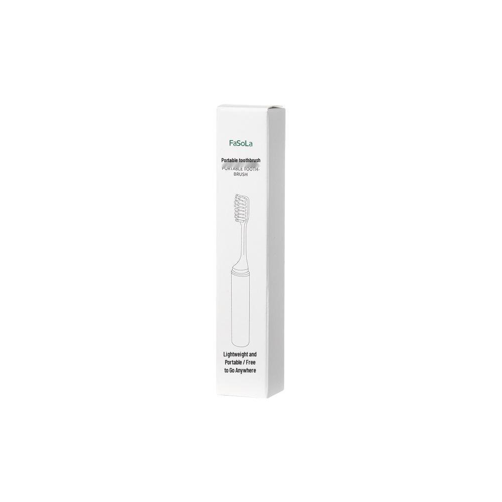 FaSoLa Compact Folding Soft Bristle Toothbrush for Men and Women – Ideal for Business Travel with High-End Design