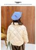 Unisex Kids' Fur Collar Cotton Padded Jacket - Warm Korean Style Outerwear for Toddlers