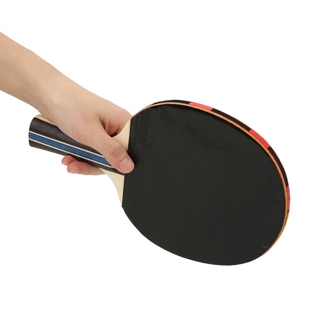 REGAIL Adult Teenager Single Table Tennis Bats Racket Training Practicing with Storage Bag8018 blue bag
