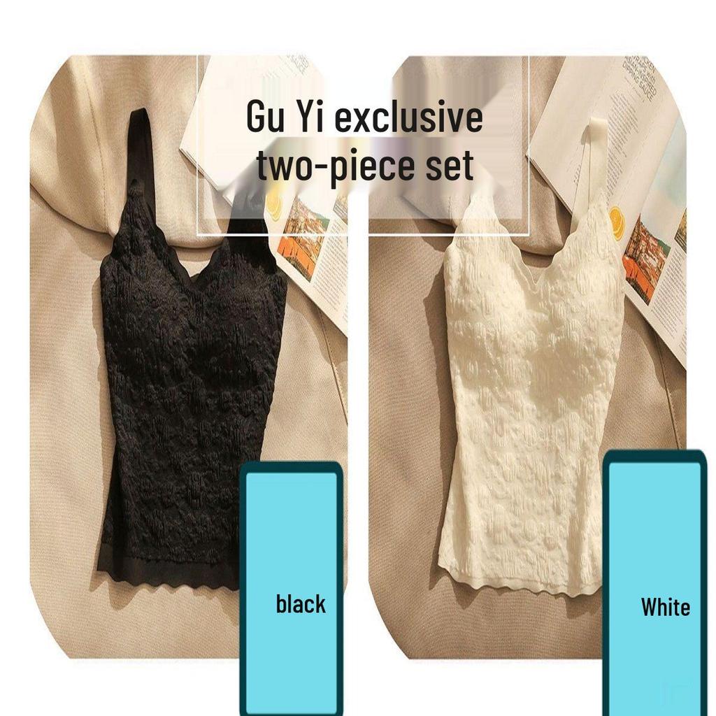 Spicy Girl Jacquard-Camisole mit schönem Rücken - Integriertes 2026 Dopamin-Bandeau-Tanktop für Damen