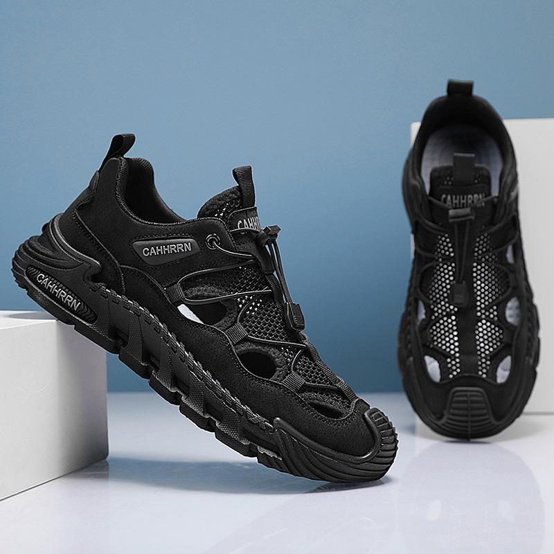 Big Net Hollow Men's Shoes Summer New Outdoor Sports Shoes Men's Breathable Casual Sandals Men's Trendy Shoes