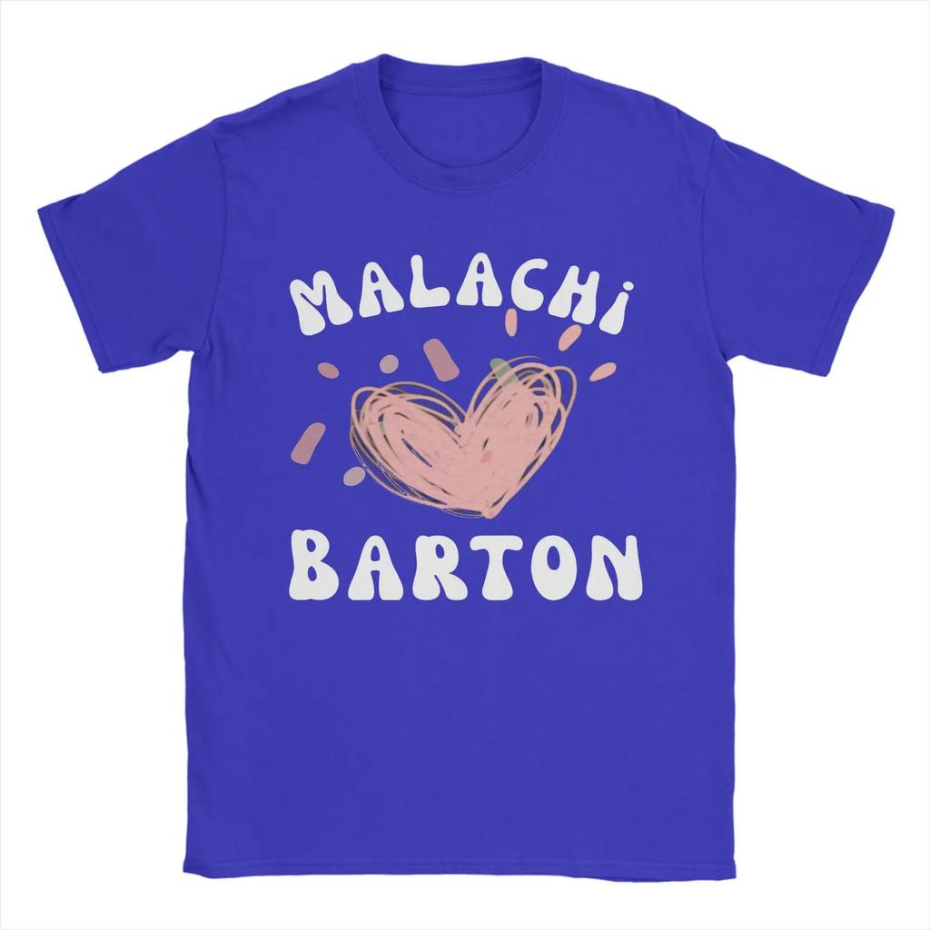 Malachi Barton Text Design Minimalist Fan Name Graphic T Shirt Summer Vintage T Shirts Cotton Best Selling Round Neck Breathable