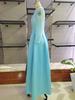 2024 European-American Deep V-Neck Lace Evening Gown with Sequined Train