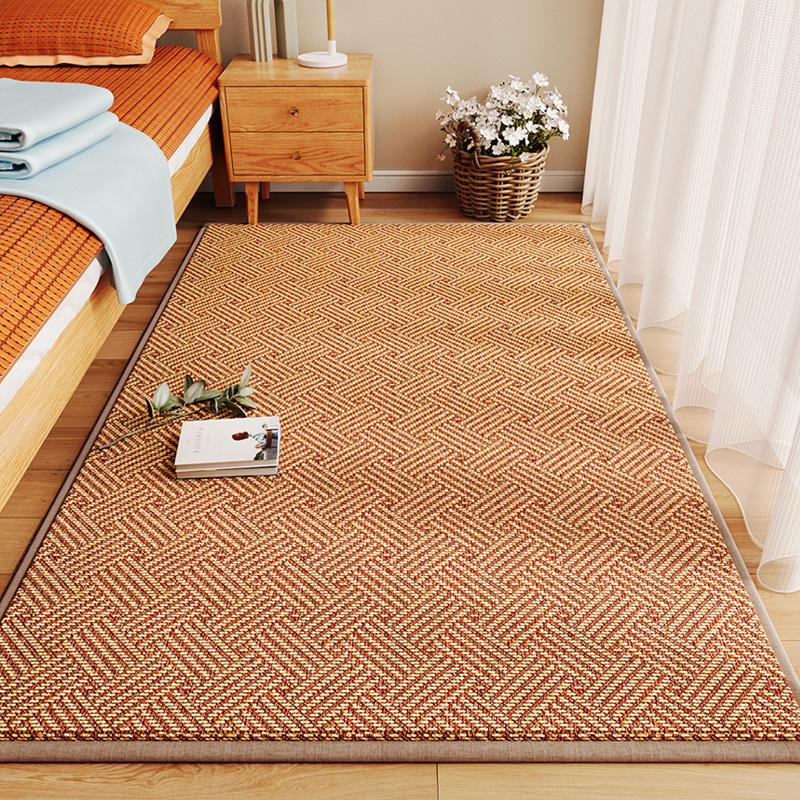

Foldable Tatami Japanese Summer Rattan Mat Anti-Slip Cooling Sleeping Pad Soft Foot Protection Home Bedroom Rug