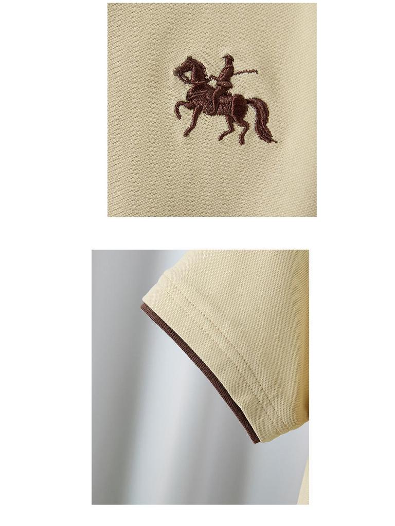 T-shirt Polo Tendance Style Coréen pour Garçons - Été 2025 Casual Manches Courtes