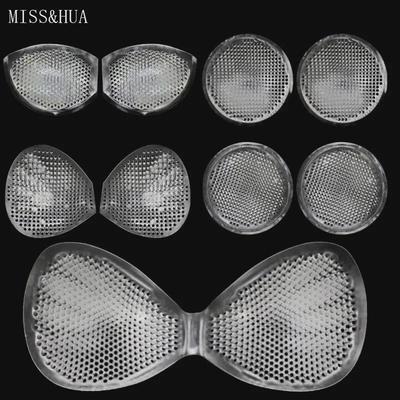 Honeycomb Silicone Chest Pads, Breathable Self-Adhesive Inserts for Swimsuits & Yoga Wear