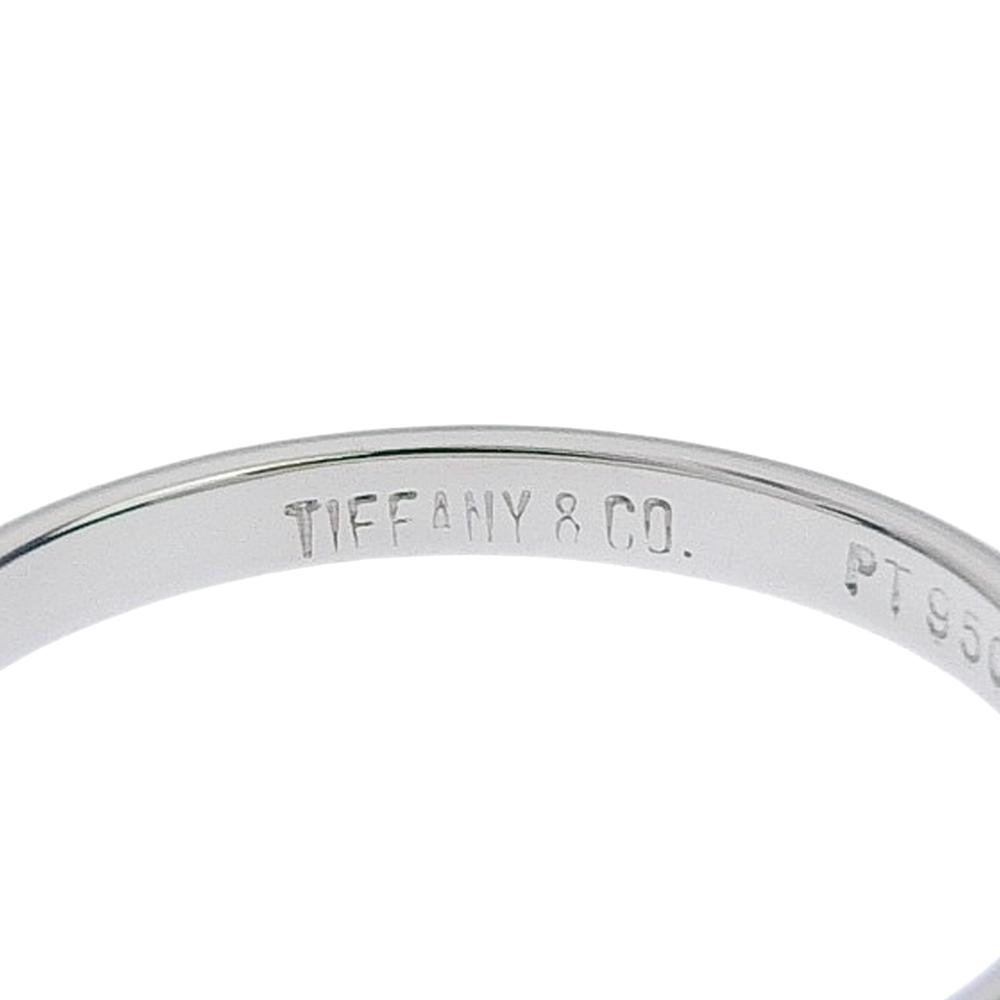 TIFFANY&Co. Knife edge Ring Pt950Platinum #4.5(US Size) 2.2g Women Used