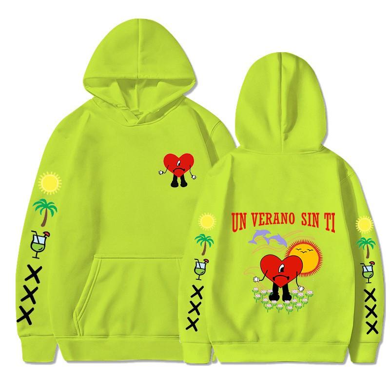 Bad Bunny Un Verano Sin Ti Hoodie Men Women Casual Graphic Sweatshirt