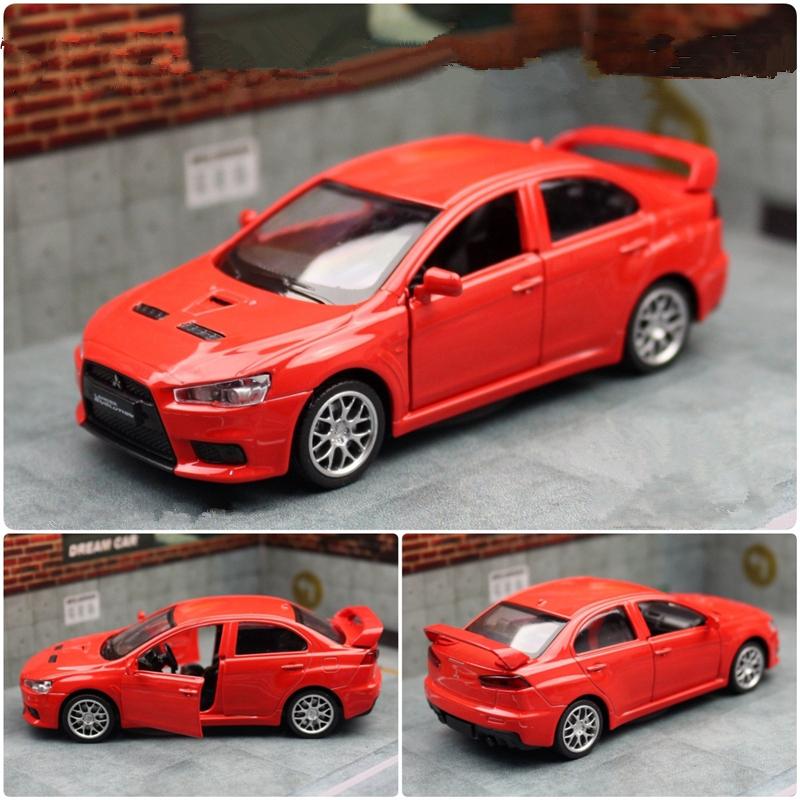 1:41 Mitsubishi Lancer Evolution X10 Alloy Car Model Diecasts Metal Toy Vehicles Car Model Miniature Scale Simulation Kids Gifts
