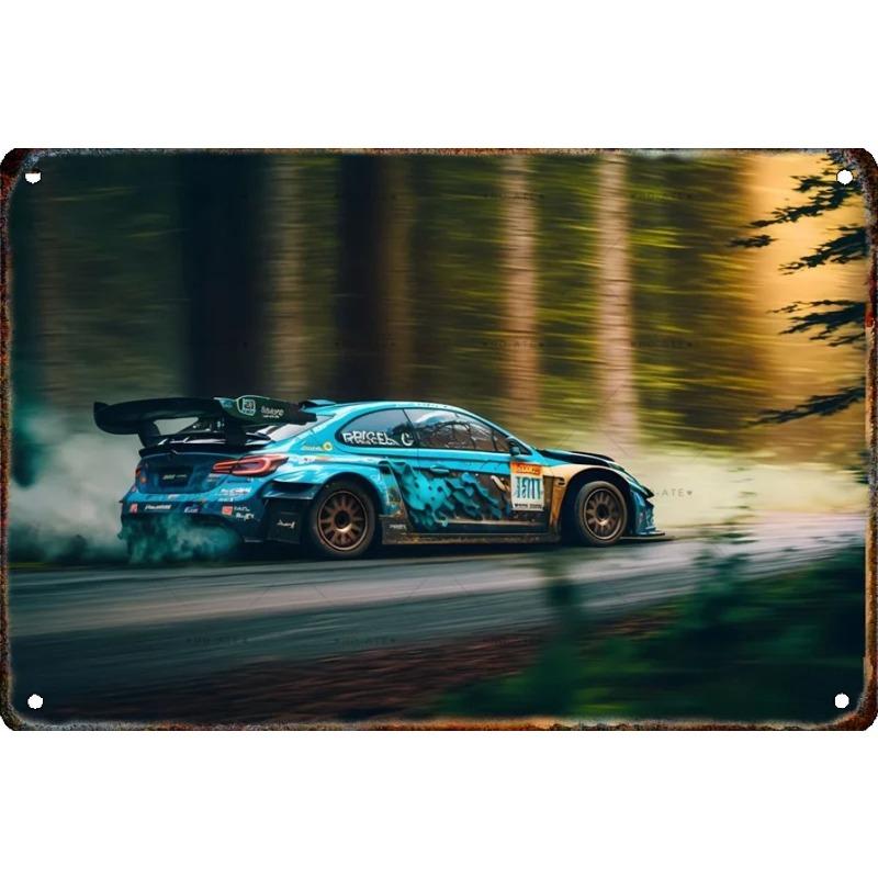 Garage Bar Metal Wall Sign 20x30cm