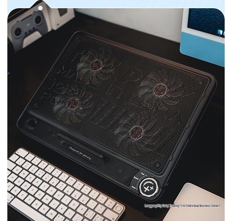 2025 Air-Cooled Gaming Laptop Cooler Stand for 15.6"-16" Computers