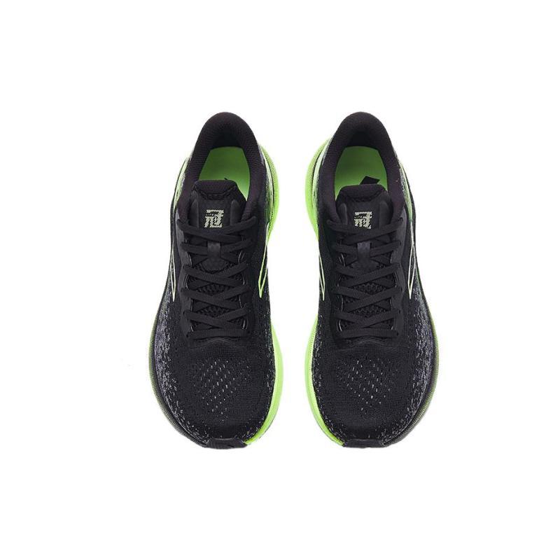 Anta Champion Running Shoes Lite Cushioning Anti-Slip And Wear-Resistant Low-Top Running Shoes Men's Black Green Sneakers 112335581S-12