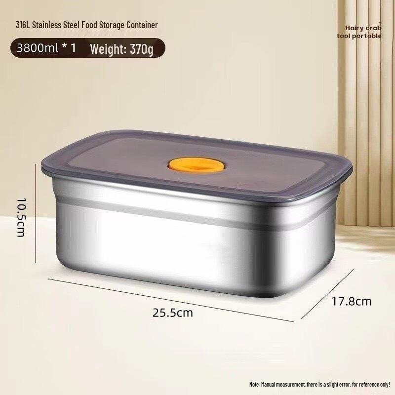 Qinkai 316 Stainless Steel Food Storage Container