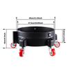 Portable Multi-Functional Car Wash Bucket with Wheeled Base and Transparent Water Tray