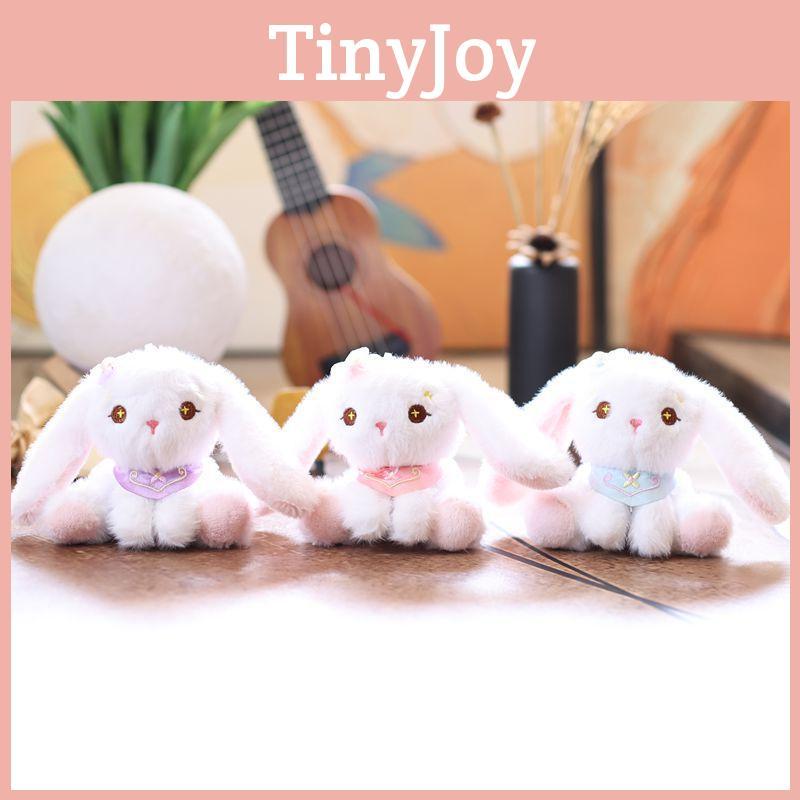Rabbit White Little Plush Keychain Ultra Soft Stuffed Animal Gift For Teens Kids