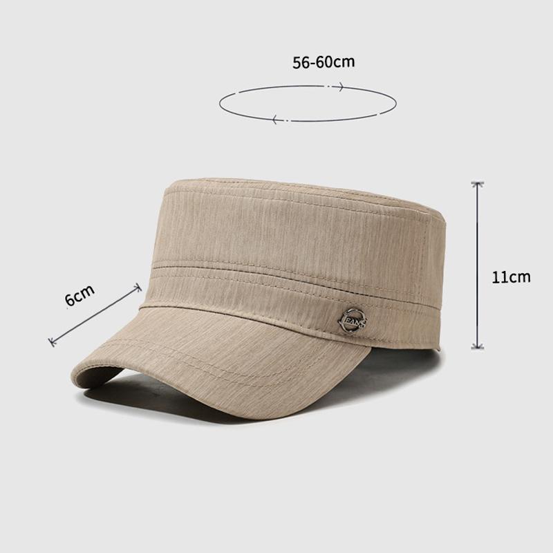 Spring Autumn Men's Retro Flat Cap Middle-Aged and Old People's Cap Outdoor Sun Hat