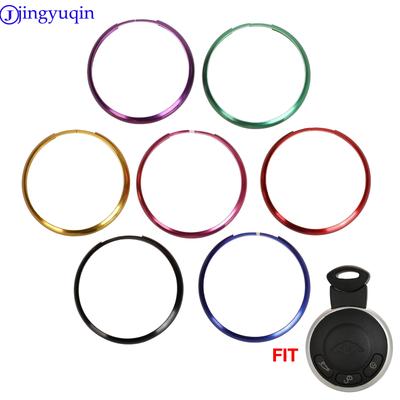 Jingyuqin Car Key Case Cover For Bmw Mini Cooper Key Ring Car Key Case Shell Fob 3 Button Keys Chains Key Rings Keychain