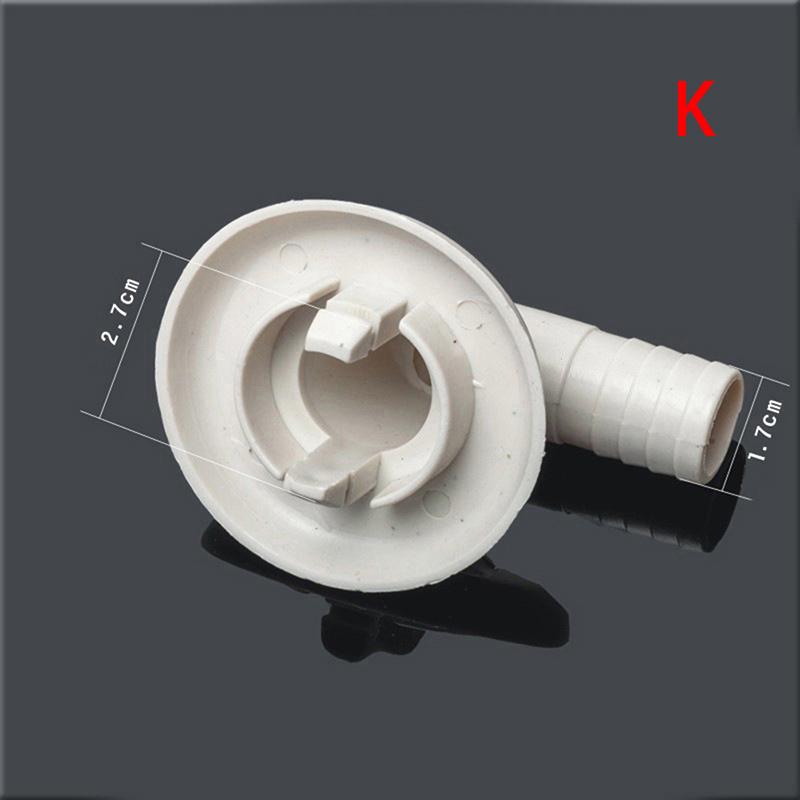 Air Conditioner Ac External Unit Drain Hose Connector Elbow Fitting With Rubber Ring