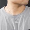 Viking Ancient Fenrir Wolf Necklace Stainless Steel Wolves Animal Pendant Neck Chain Men Women Amulet Tribal Jewelry Gift