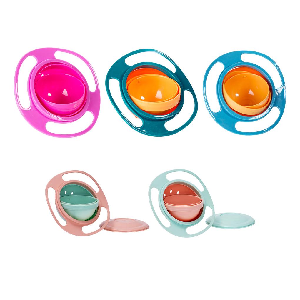 Universal Gyro Bowl Non-toxic PP Made Odorless And Impact-resistant Gyro Bowl Practical Rotate Bowl
