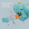 Cross-Border Electric Shower Toy: Elephant Water Spray & Bubble Maker for Kids' Bath & Summer Play