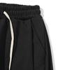 KNITTED Curved Training Pants Black