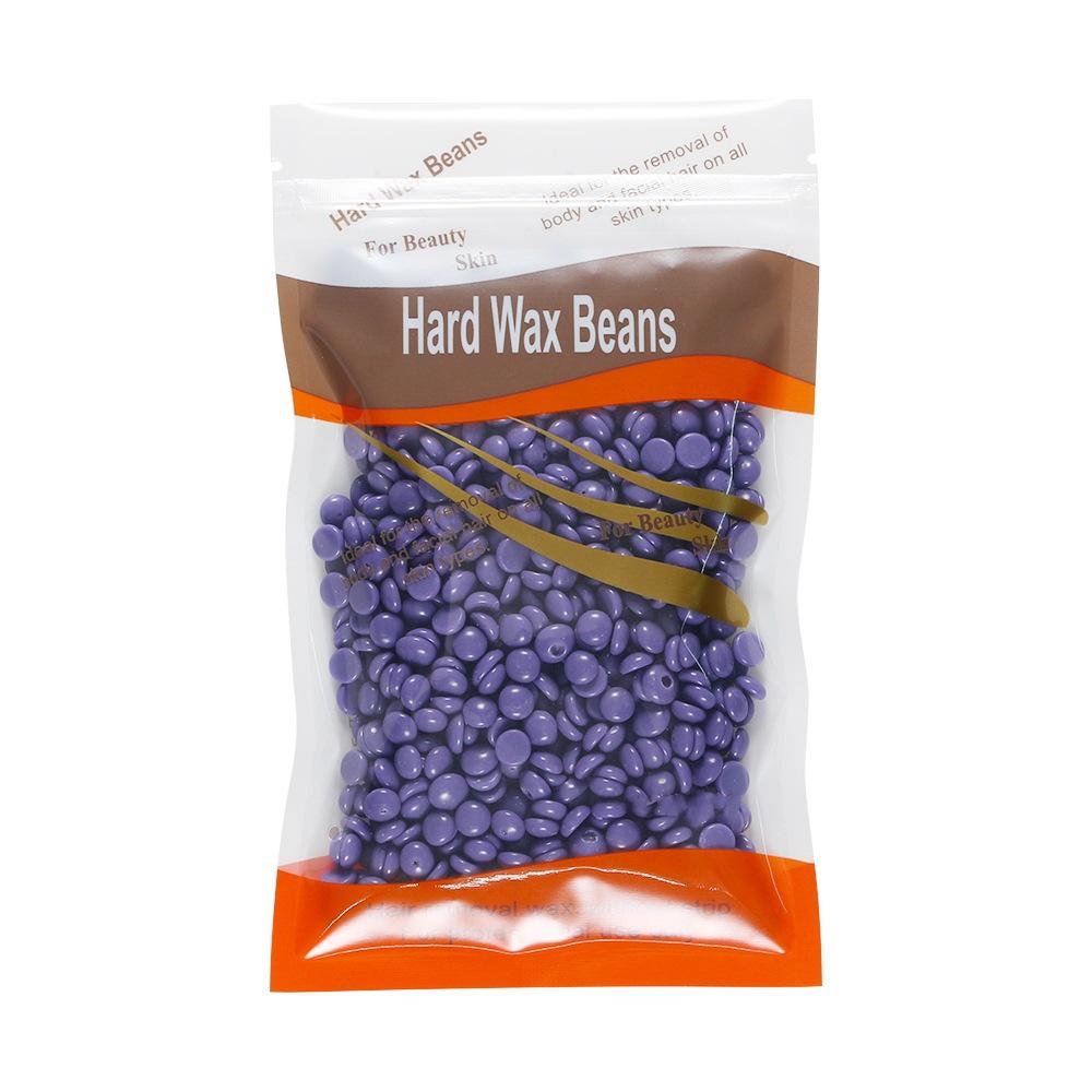 Amber Rose Hard Wax Beans for Hair Removal, 50g - Solid Cream, Paperless Depilatory Solution