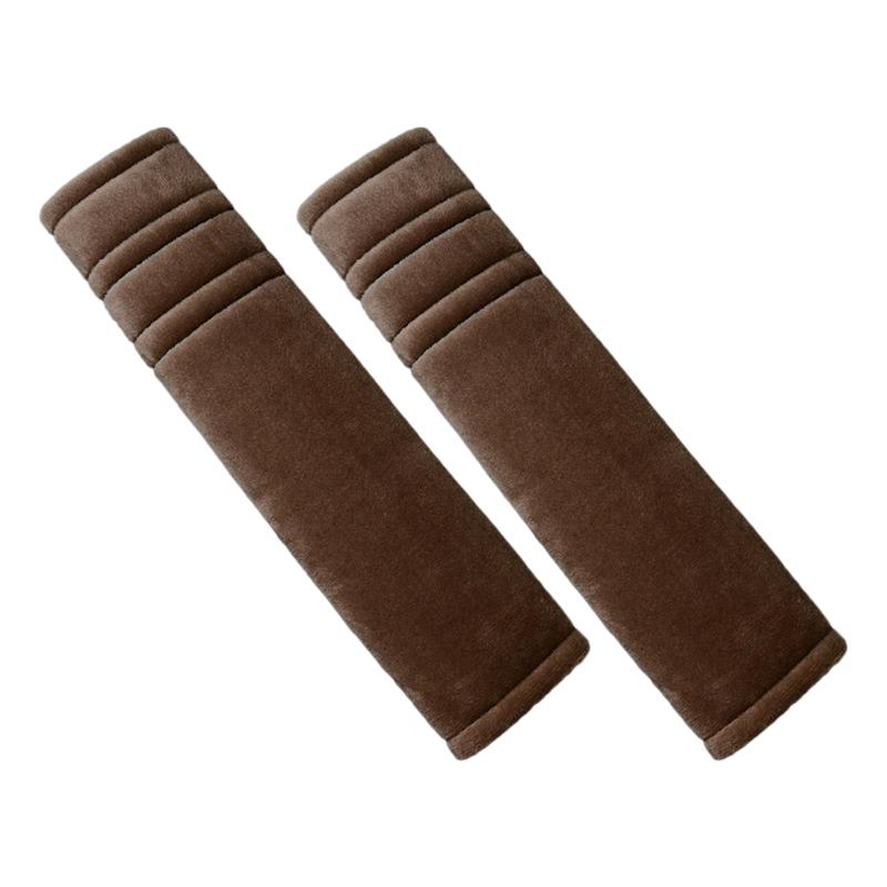 

Мягкий плюшевый утолщенный чехол для ремня безопасности автомобильного сиденья, наплечная накладка на ремень безопасности для детей и взрослых, универсальные аксессуары для салона автомобиля