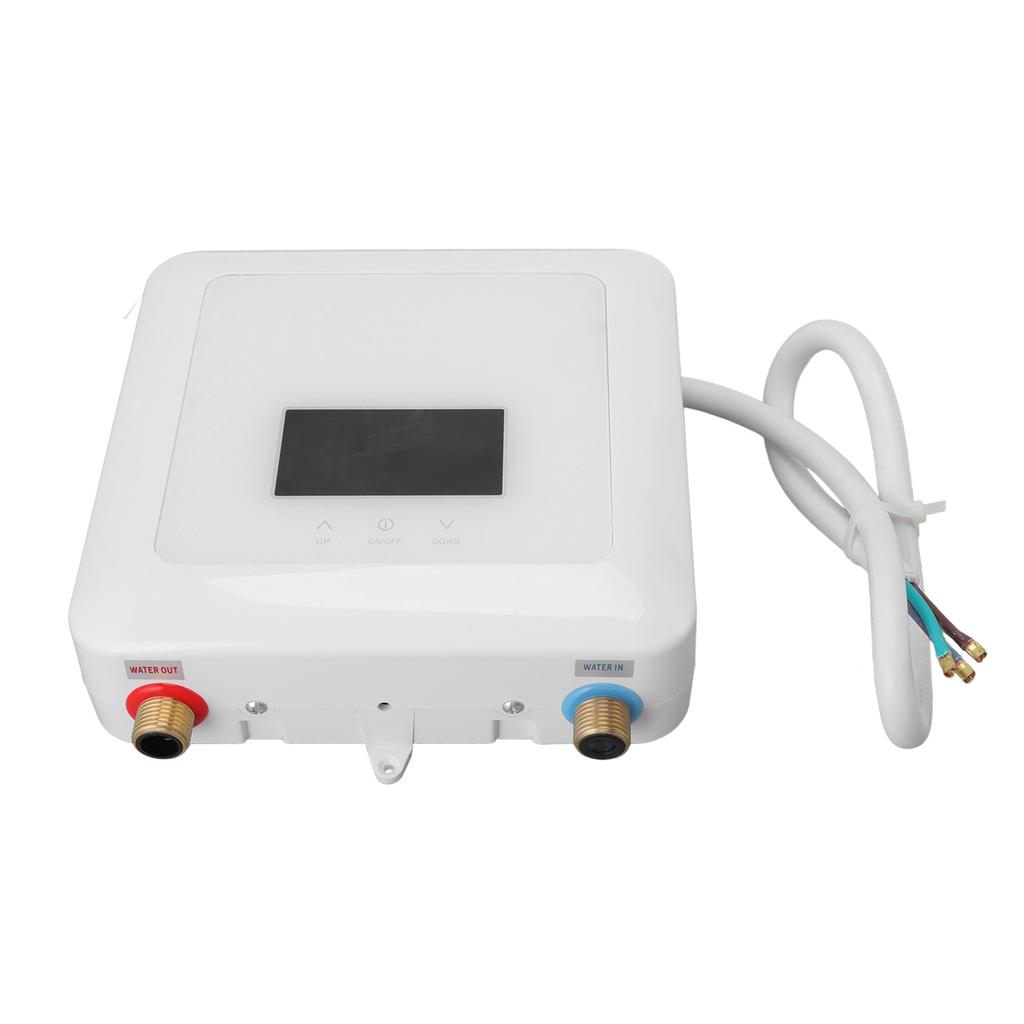 Electric Water Heater Constant Temperature Frequency Conversion with Widescreen Quick Shower Heater for Home 220V 7500W