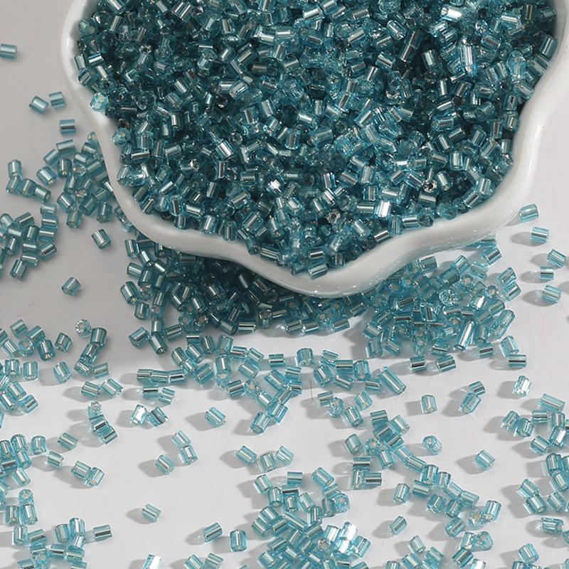 DIY Handgemachte Perlen-Haarnadel: Kreuzstich Glasperlen, Versilbertes Zubehör für Hochzeitskleid/Tasche