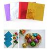 100 Stück Mehrfarbige Aluminiumfolie Süßpapier Schokolade Süßigkeiten Verpackung Wrapper CDN