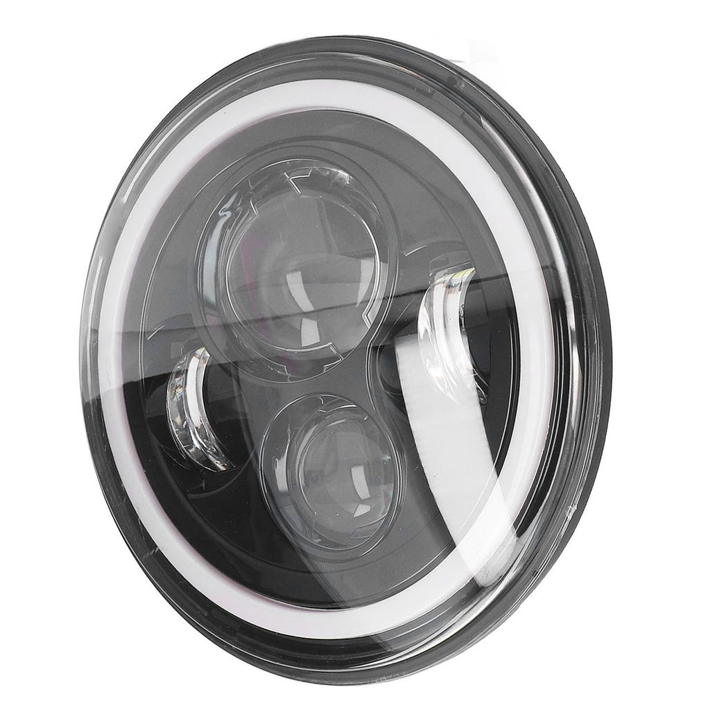 Motorcycle Headlight 7 Inch 6000K Universal Rugged LED Headlamp High Brightness Front Light DC 9 To