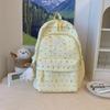 Schoolbag new Japanese high-value female junior high school students class schoolbag polka dot bow student versatile backpack