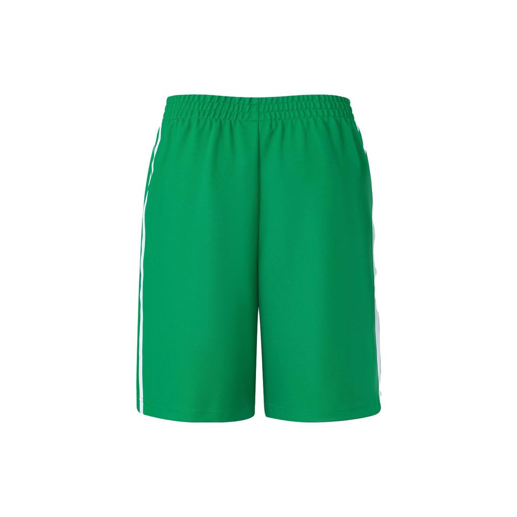 Adidas Originals Cn Short U Three Stripe Color Block Elastic Waist Sports Shorts Unisex Shorts Green IT4479