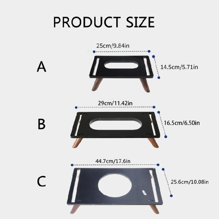 Acrylic Speakers Cradle, Desktop Solution with Vibration Reduction for Authentics 200 300 500 Superior Sound