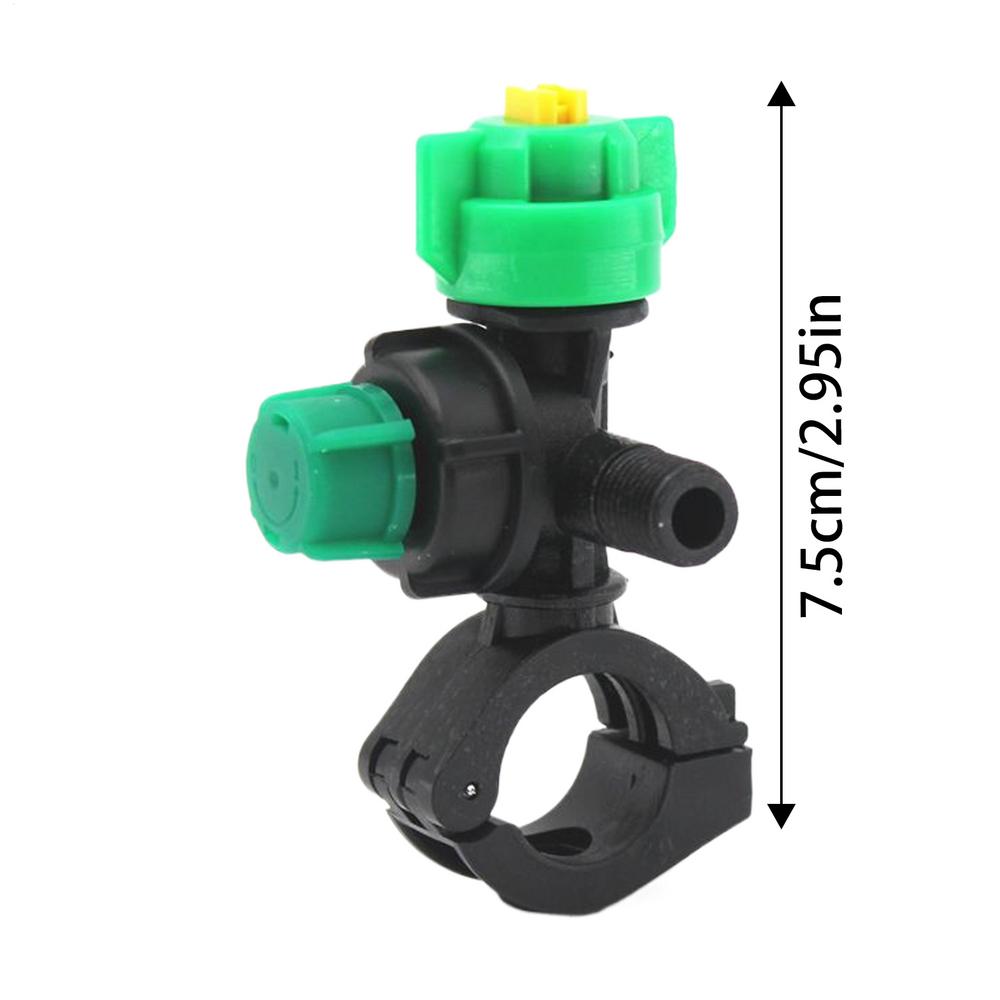 

Hose Sprayer Nozzle 25mm Fan Shaped Sprayer Head Water Nozzle For Lawn Outdoor Plant Irrigation Agriculture Farm Field чорний