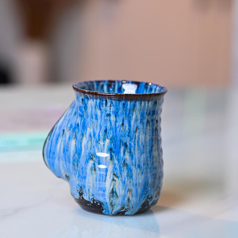 Increase Kiln Capacity, Water Cup, Ceramic Cup, Wind Cup, Household Latte Ceramic Hand Warmer Cup