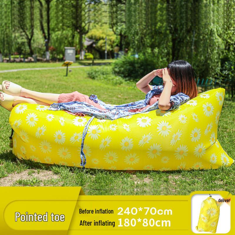 Festival Inflatable Sofa & Roll-Up Table for Outdoor Picnics