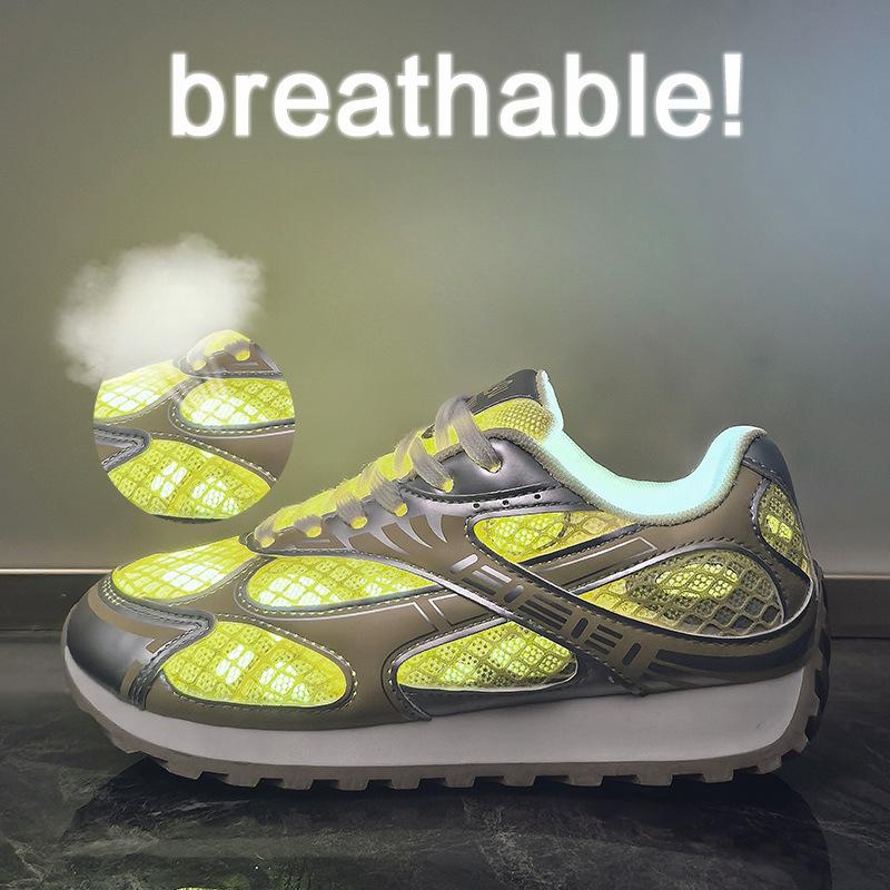 New Dad Shoes for Women In Summer Student Sports and Leisure Street Photography Mesh Breathable and Heightened