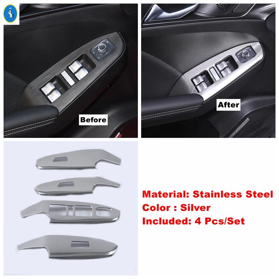 ABS Авто Подлокотник Двери Кнопка Переключателя Управления Подъемом Стекла Окна Декоративная Панель Крышка Накладка Аксессуары Для Haval Jolion - 2024 Silver Style