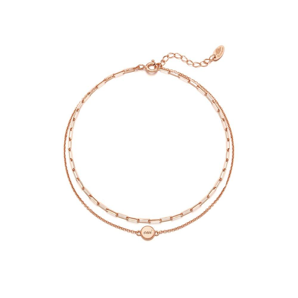 [Rosemont] Silver Anklet Rc0210