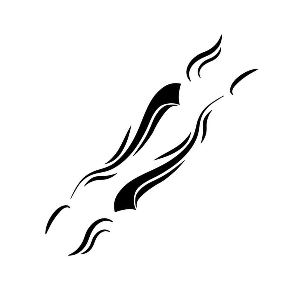 Weatherproof Stylish Car Body Graphics Stripes Stickers Suitable for Motorhomes and Offroads Vehicle In Various Patterns