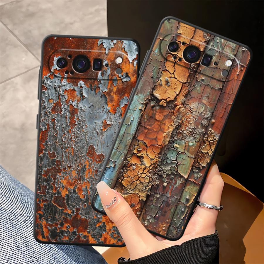 Retro Rust Funda Phone Cover Case for Google Pixel 7a 6a 6 7 8 Pro 10 9 Pro XL 8a 9a